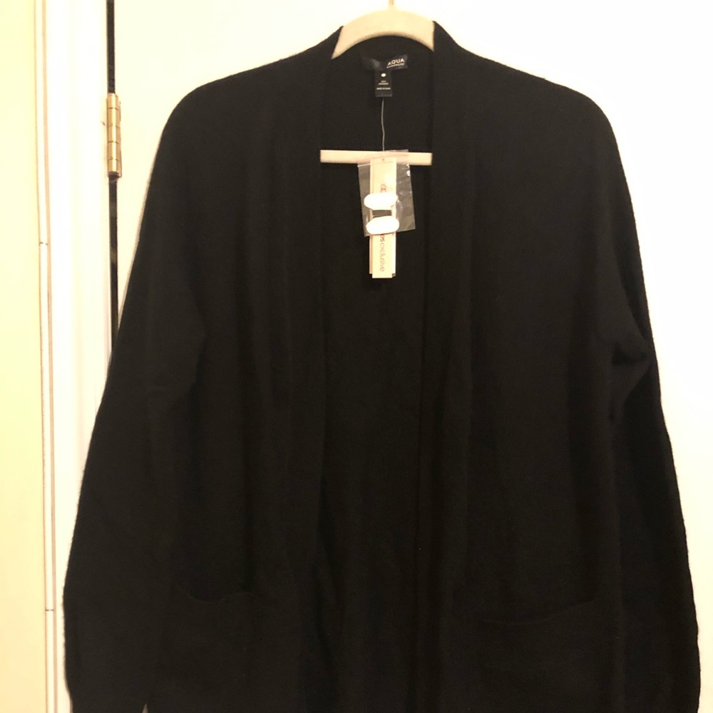 Aqua Cashmere Cardigan